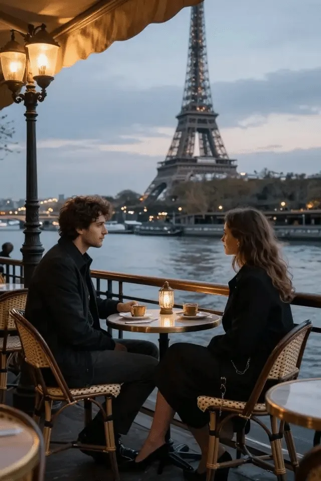 In a burst of uninhibited movement, a figure is captured mid-spin in a corridor of light and mist. The photography freezes the action at its peak, the person’s arms flung wide, their head tilted back in a moment of pure, kinetic release. This rapid twirl has visibly disturbed the dense, colored fog, creating eddies and vortices of cyan, magenta, and violet light around their silhouetted form. The composition is vibrant and chaotic, a stark contrast to a static scene. Light from a warm, yellow-orange portal ahead illuminates the swirling mist from one direction, while a cool blue glow from behind adds depth and complexity to the color palette. The floor, a dark mirror, reflects a blurred, chaotic version of the scene—a painterly smear of motion and color. The camera angle is slightly tilted, a Dutch angle that enhances the feeling of disequilibrium and exhilaration, capturing a fleeting, joyful rebellion against the quiet, contemplative nature of the space